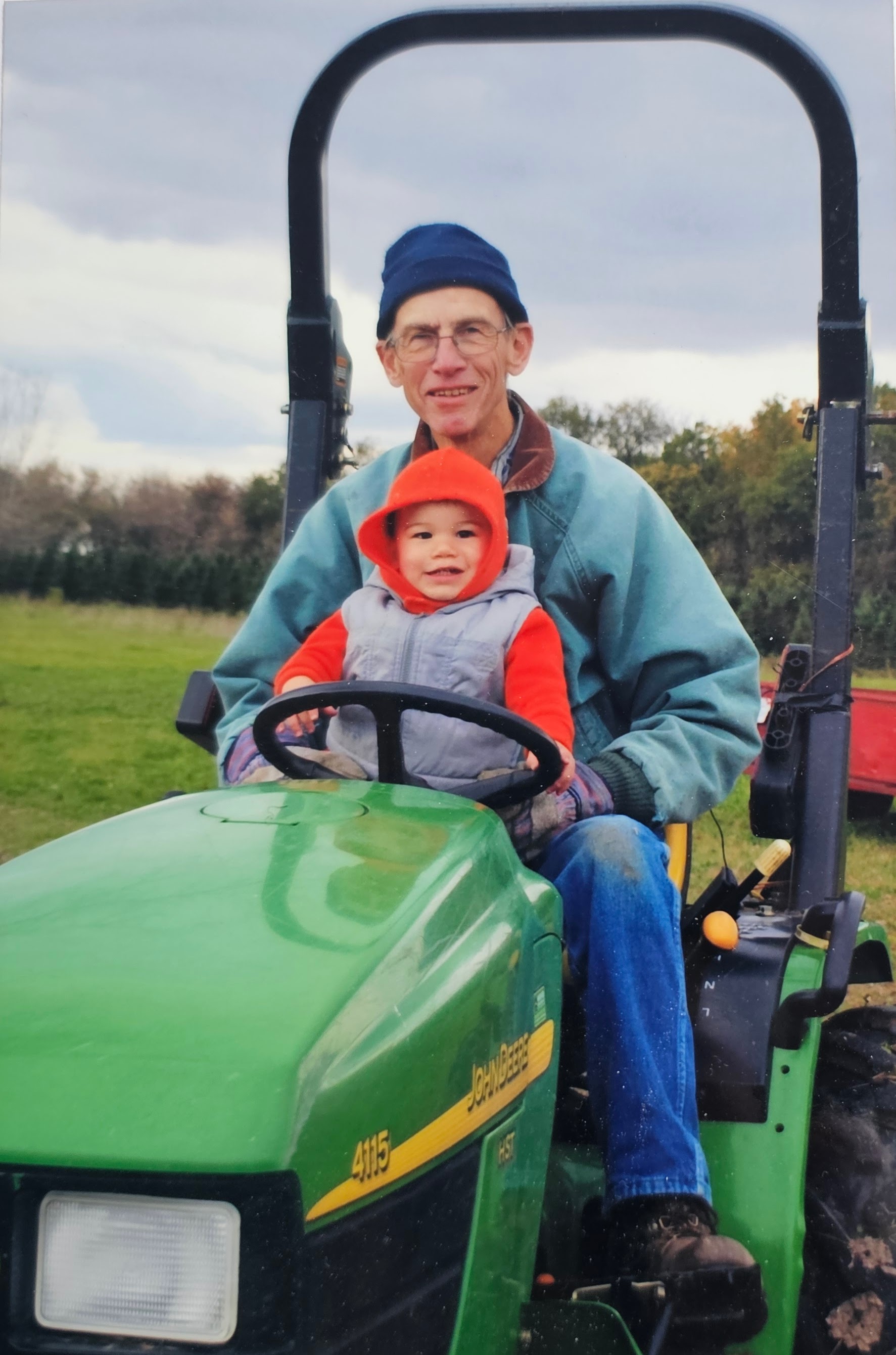Ben smiling with his grandson