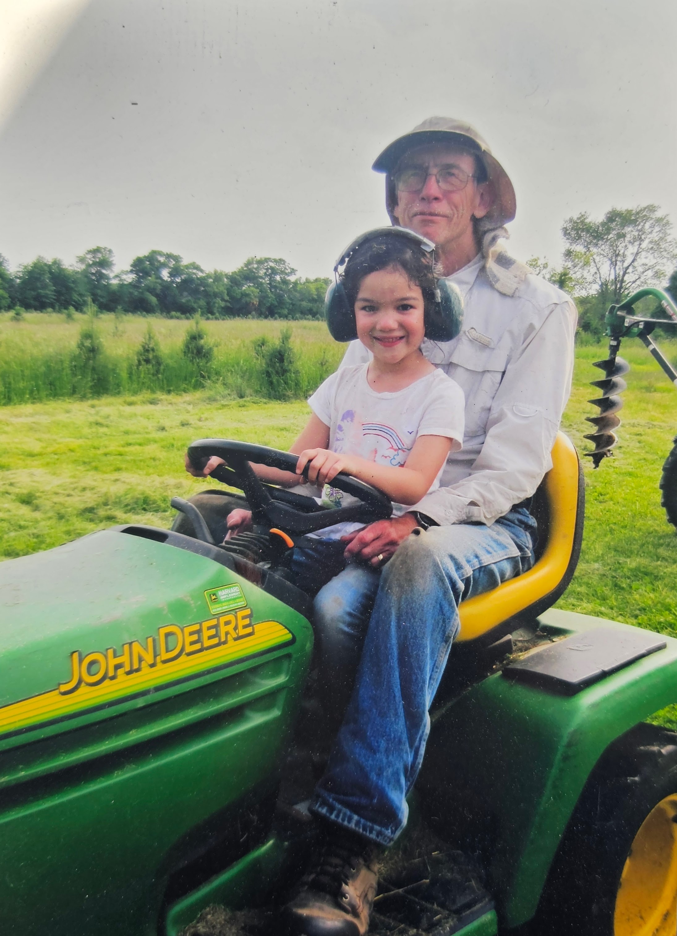 Ben with his granddaughter