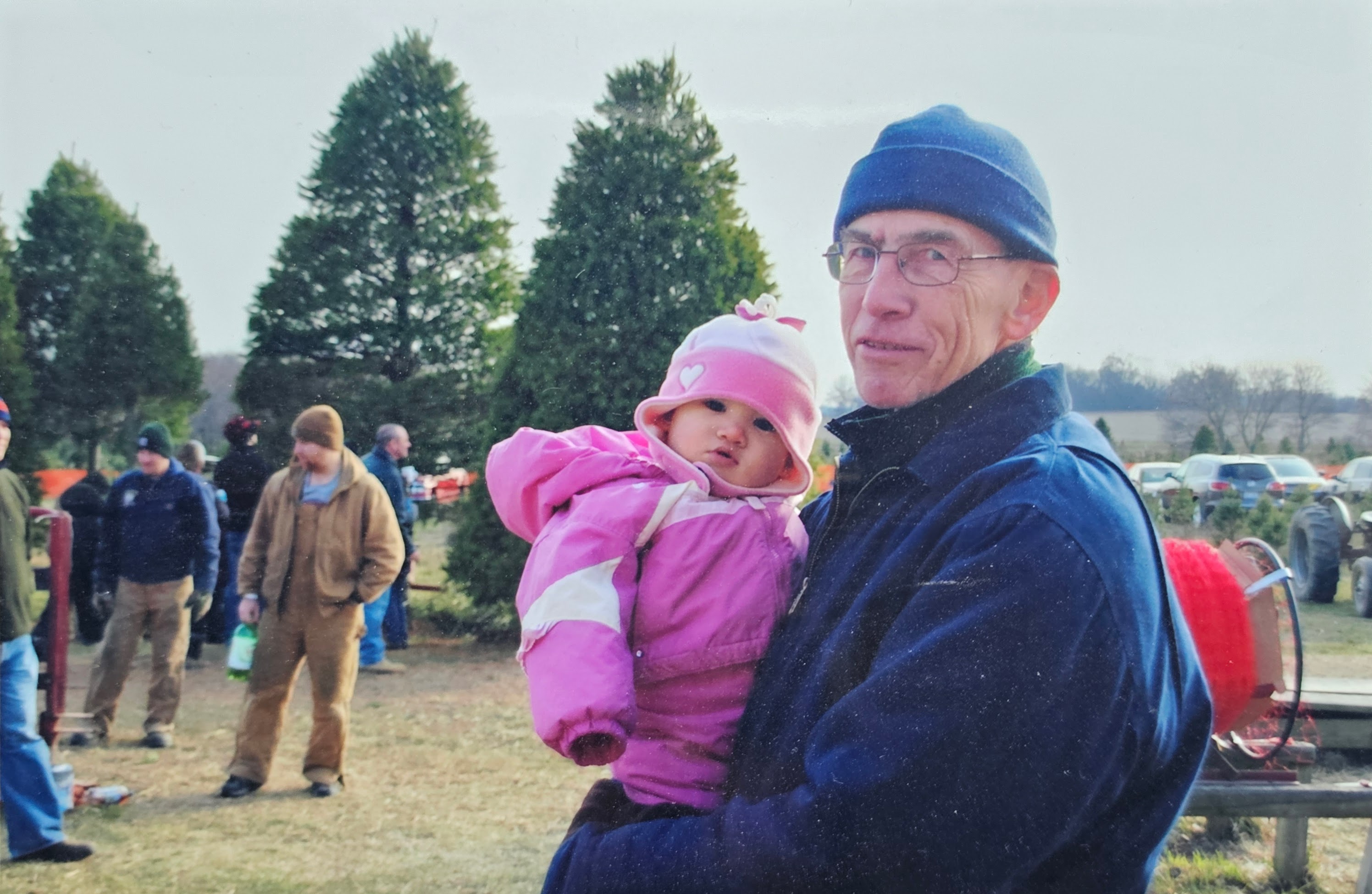 Ben with baby granddaughter