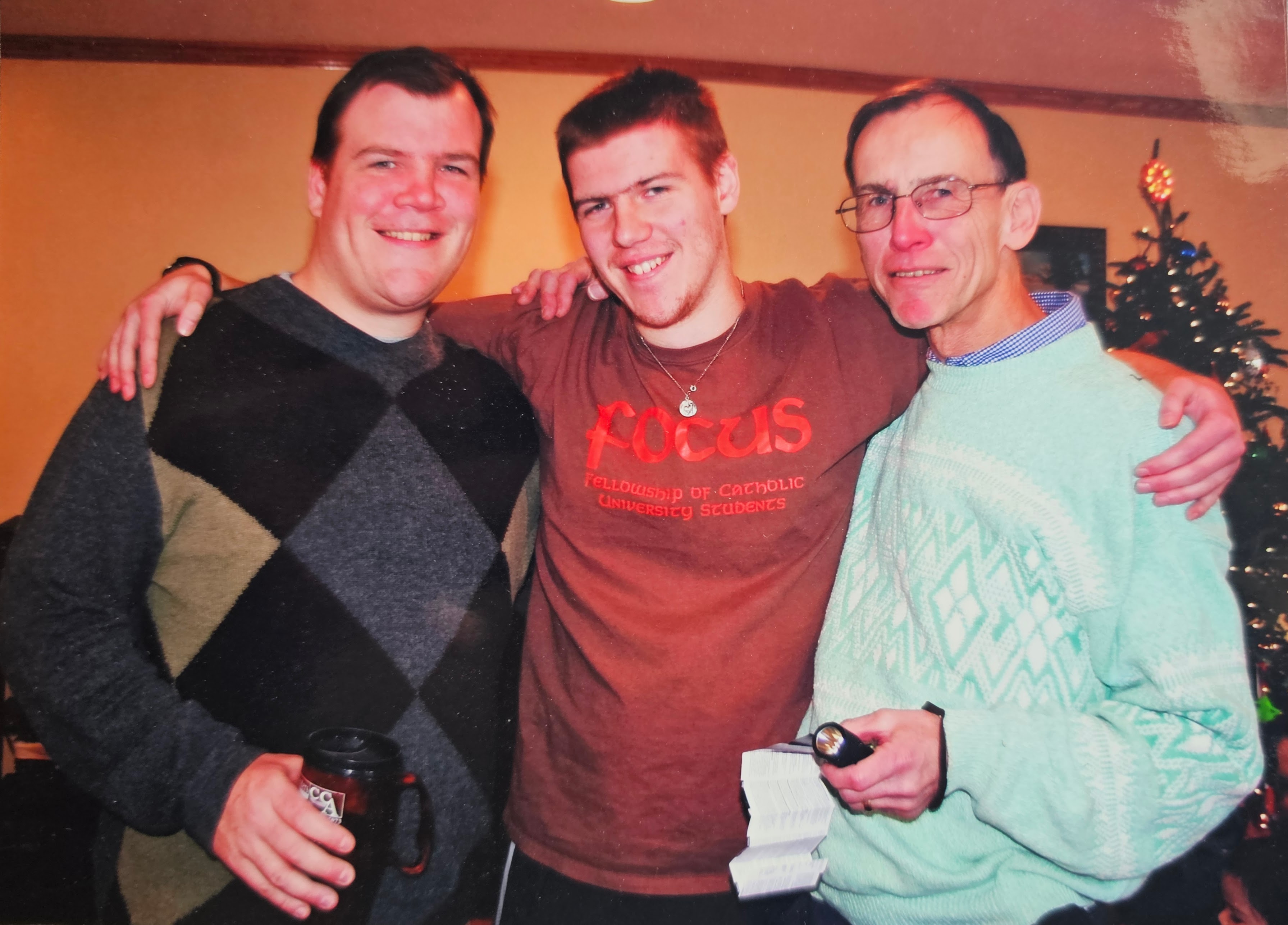 Ben with sons Chris and Justin